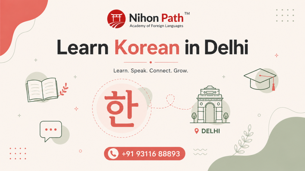 Learn korean language course in delhi