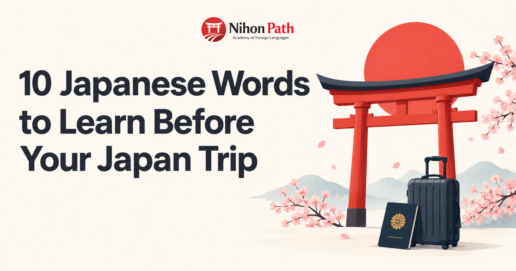 10 Japanese words to learn before your Japan trip, travel phrases guide by Nihon Path